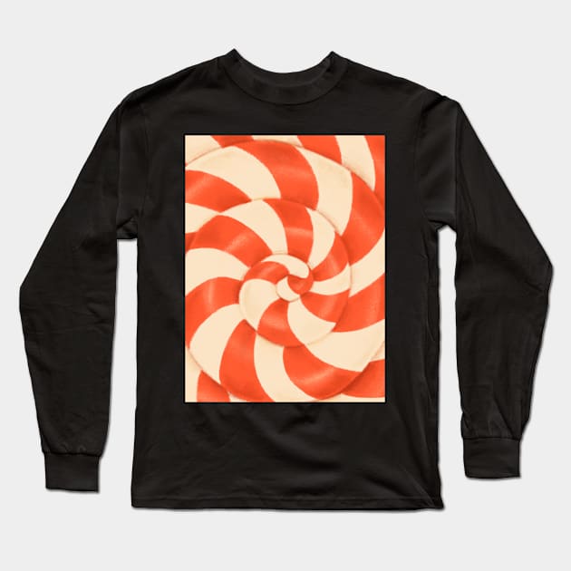 Lollipop Pattern Long Sleeve T-Shirt by fernandaffp